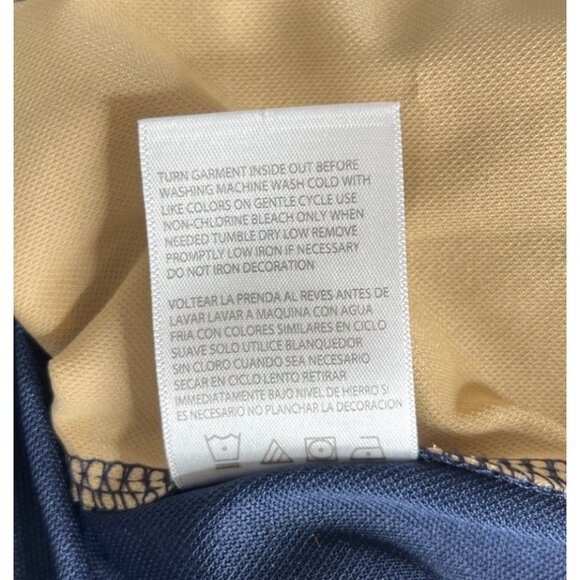 Pittsburgh Panthers Womens Shirt Blue Gold NCAA Knights Apparel for Her Sz Large - Picture 9 of 9